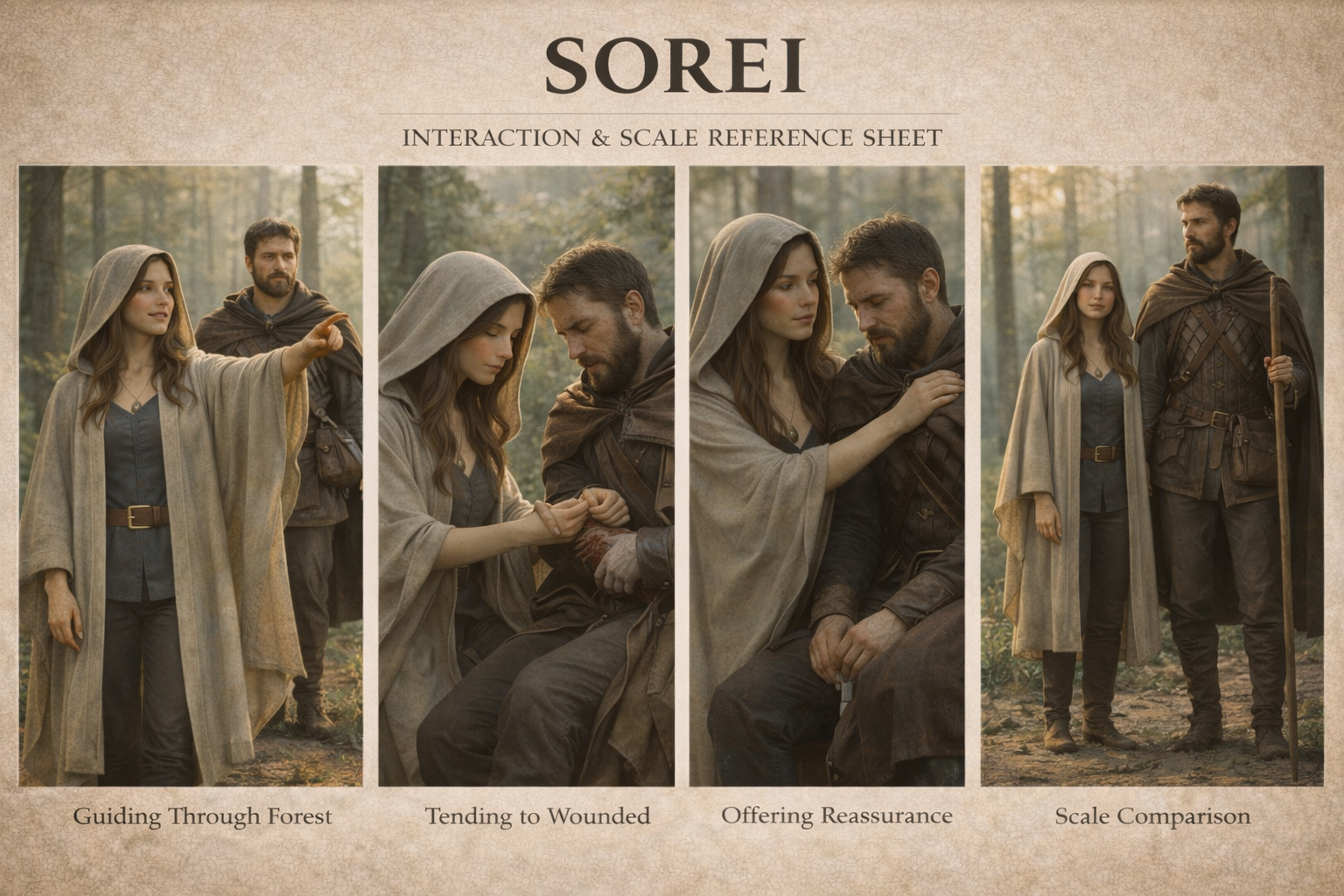 Sorei world study with layered environment and atmosphere